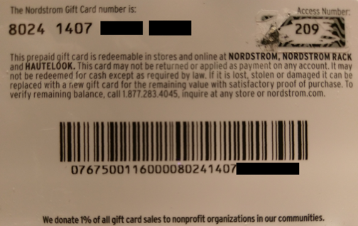 Three Simple Mistakes That Left Nordstrom Gift Cards Vulnerable To
