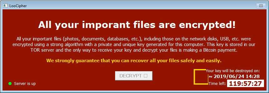 Free Decryptor Restores Ransomed LooCipher Files