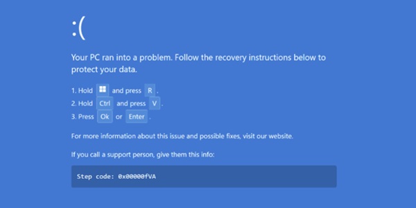 Fake Windows Crash Screen Tricks People Into Installing Malware