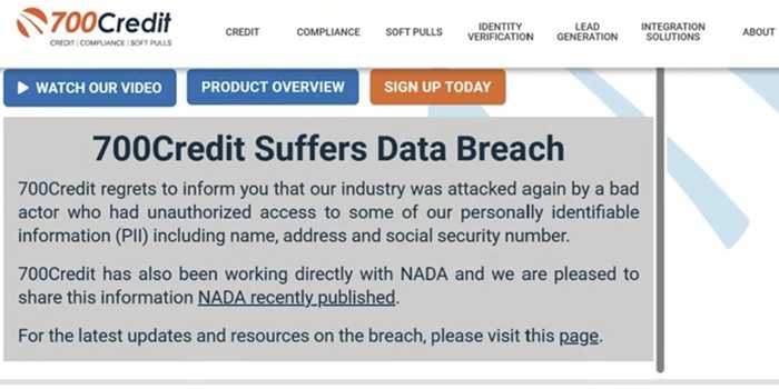 Massive 700Credit Data Breach Leaves Information of Millions at Risk